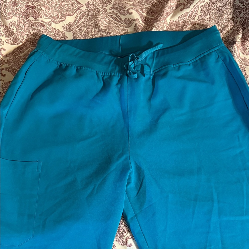 Stylish Teal Jogger Pants for Women - Picture 2 of 7
